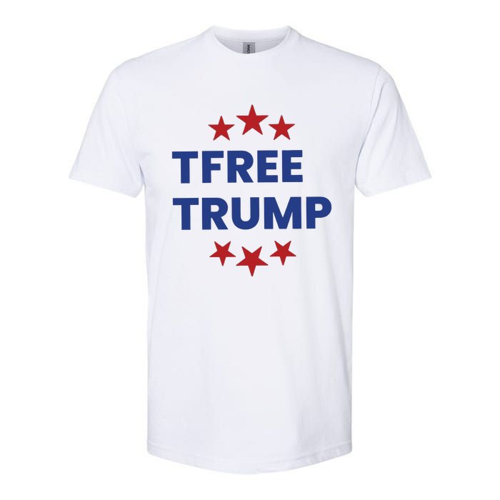 Free Trump Support Trump Trump Not Guilty Softstyle CVC T-Shirt