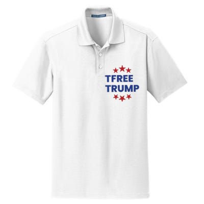 Free Trump Support Trump Trump Not Guilty Dry Zone Grid Polo