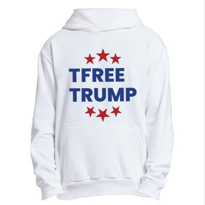 Free Trump Support Trump Trump Not Guilty Urban Pullover Hoodie