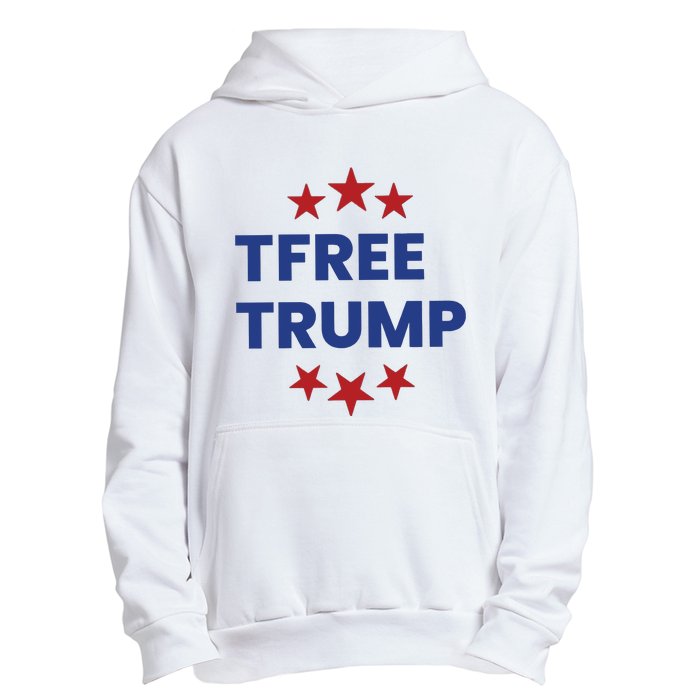 Free Trump Support Trump Trump Not Guilty Urban Pullover Hoodie