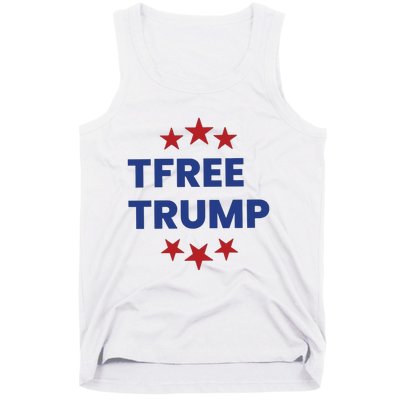 Free Trump Support Trump Trump Not Guilty Tank Top