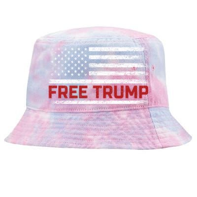 Free Trump Supporters Pro Trump 2024 Take Our Nation Back Republican Tie-Dyed Bucket Hat