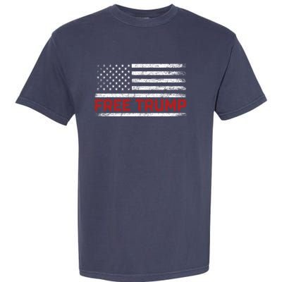 Free Trump Supporters Pro Trump 2024 Take Our Nation Back Republican Garment-Dyed Heavyweight T-Shirt