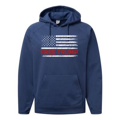 Free Trump Supporters Pro Trump 2024 Take Our Nation Back Republican Performance Fleece Hoodie