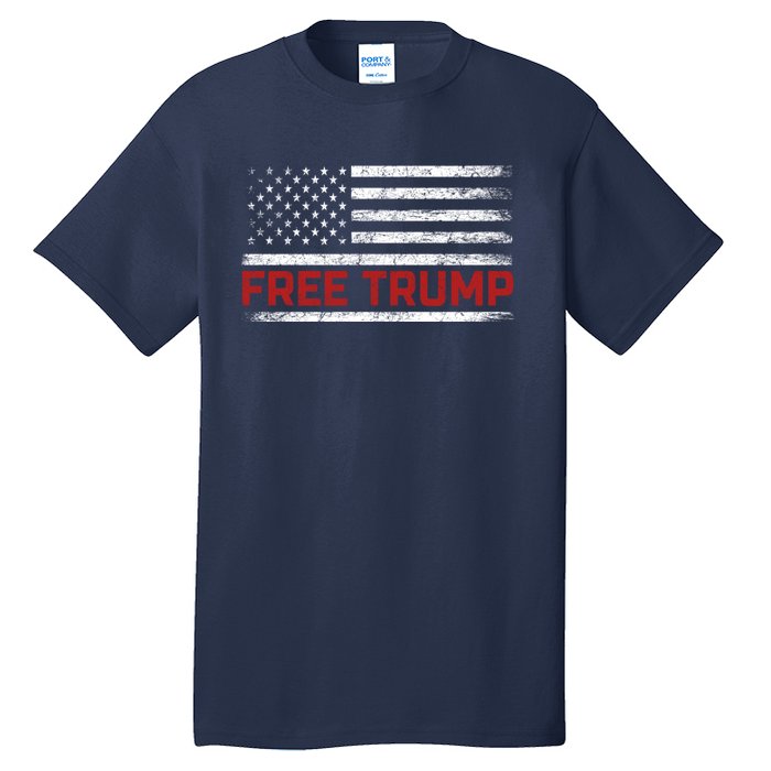 Free Trump Supporters Pro Trump 2024 Take Our Nation Back Republican Tall T-Shirt