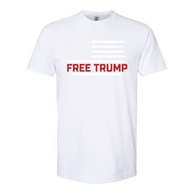 Free Trump Supporters Pro Trump 2024 Take Our Nation Back Republican Softstyle CVC T-Shirt