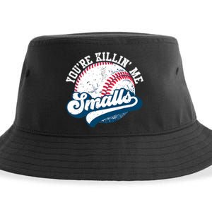 Funny Toddler Softball Shirt You're Killin Me Smalls Sustainable Bucket Hat