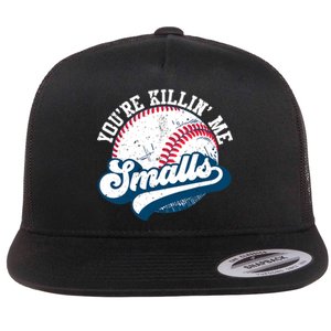 Funny Toddler Softball Shirt You're Killin Me Smalls Flat Bill Trucker Hat