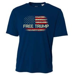 Free Trump Supporters Pro Trump 2024 Take Our Nation Back Republican Cooling Performance Crew T-Shirt