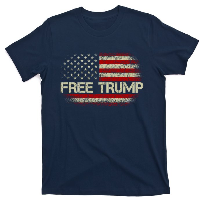 Free Trump Supporters Pro Trump 2024 Take Our Nation Back Republican T-Shirt