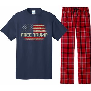 Free Trump Supporters Pro Trump 2024 Take Our Nation Back Republican Pajama Set