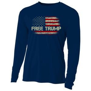 Free Trump Supporters Pro Trump 2024 Take Our Nation Back Republican Cooling Performance Long Sleeve Crew