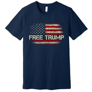 Free Trump Supporters Pro Trump 2024 Take Our Nation Back Republican Premium T-Shirt