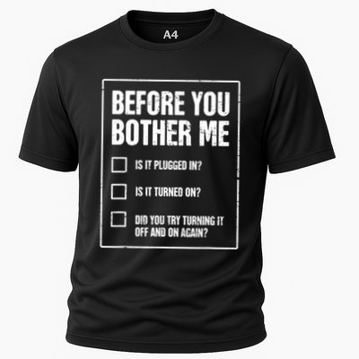 Funny Tech Support Checklist Gift Performance Shirt