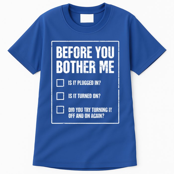 Funny Tech Support Checklist Gift Tall T-Shirt