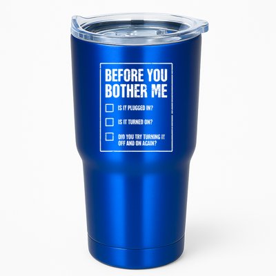 Funny Tech Support Checklist Gift Tumbler