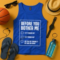 Funny Tech Support Checklist Gift Tank Top