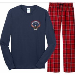 Free Trump Supporters Pro Trump 2024 Take Our Nation Back Republican Long Sleeve Pajama Set