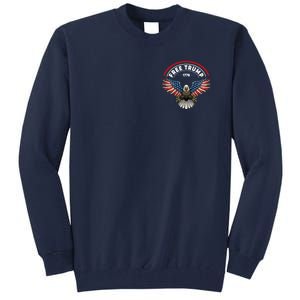 Free Trump Supporters Pro Trump 2024 Take Our Nation Back Republican Tall Sweatshirt