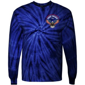 Free Trump Supporters Pro Trump 2024 Take Our Nation Back Republican Tie-Dye Long Sleeve Shirt