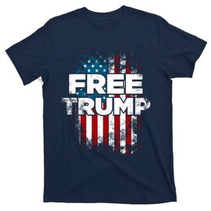 Free Trump Supporters Pro Trump 2024 Take Our Nation Back Republican T-Shirt