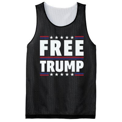 Free Trump Support Trump Trump Not Guilty Mesh Reversible Basketball Jersey Tank