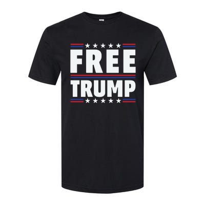 Free Trump Support Trump Trump Not Guilty Softstyle® CVC T-Shirt