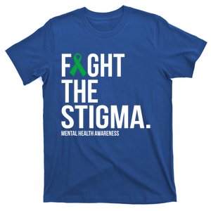 Fight The Stigma Green Ribbon Tal Health Gift T-Shirt