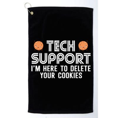 Funny Tech Support Geek Nerd Gift It Helpdesk Computer Geeks Gift Platinum Collection Golf Towel