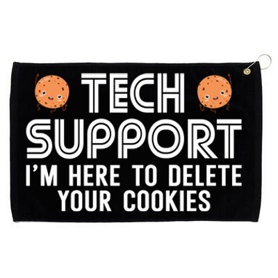 Funny Tech Support Geek Nerd Gift It Helpdesk Computer Geeks Gift Grommeted Golf Towel