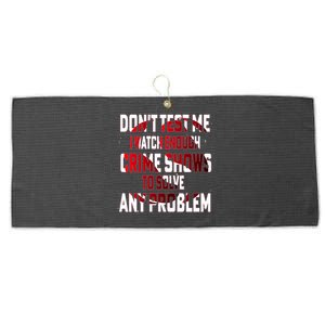 Funny T S Sayings Classic Large Microfiber Waffle Golf Towel