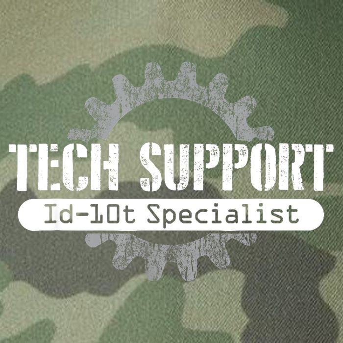 Funny Tech Support Id10t Computer Idiot Joke Gift Legacy Tie Dye Trucker Hat