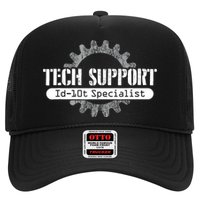 Funny Tech Support Id10t Computer Idiot Joke Gift Hat