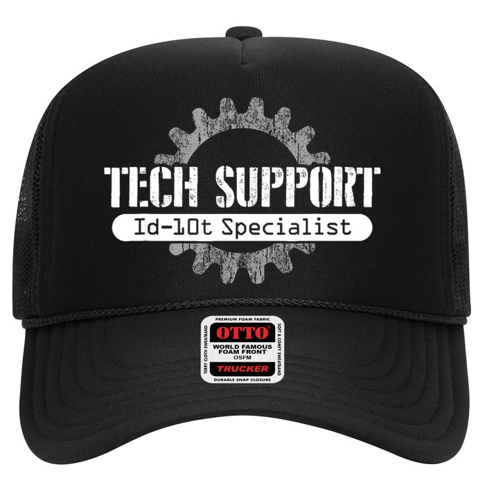 Funny Tech Support Id10t Computer Idiot Joke Gift Hat