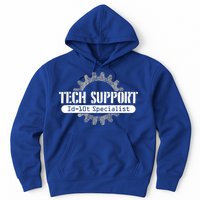 Funny Tech Support Id10t Computer Idiot Joke Gift Hoodie