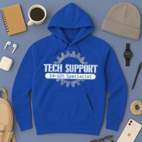 Funny Tech Support Id10t Computer Idiot Joke Gift Hoodie