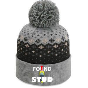 FOUND THE STUD FUNNY The Baniff Cuffed Pom Beanie