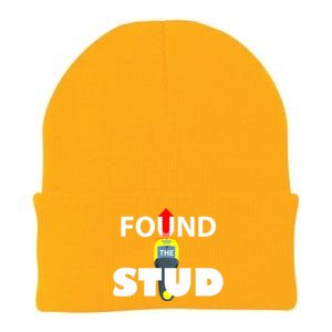 FOUND THE STUD FUNNY Knit Cap Winter Beanie