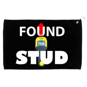 FOUND THE STUD FUNNY Grommeted Golf Towel