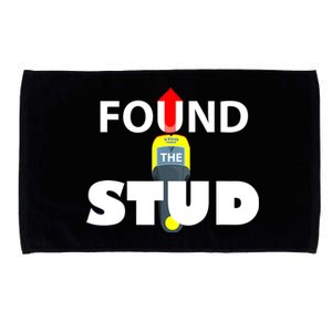 FOUND THE STUD FUNNY Microfiber Hand Towel