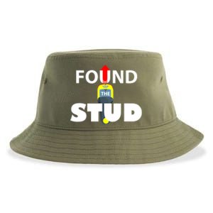 FOUND THE STUD FUNNY Sustainable Bucket Hat