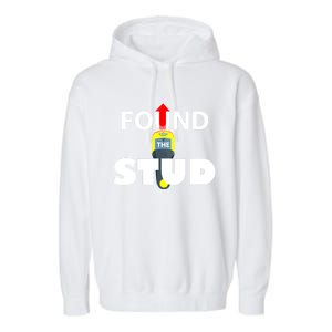 FOUND THE STUD FUNNY Garment-Dyed Fleece Hoodie