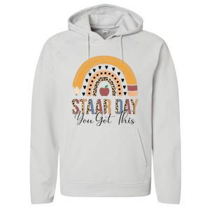 Funny Test STAAR Day Mode On Teacher Testing Ideas School Performance Fleece Hoodie