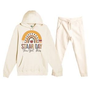 Funny Test STAAR Day Mode On Teacher Testing Ideas School Premium Hooded Sweatsuit Set