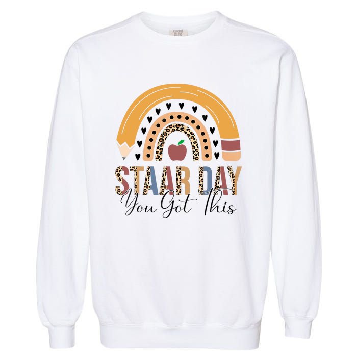 Funny Test STAAR Day Mode On Teacher Testing Ideas School Garment-Dyed Sweatshirt