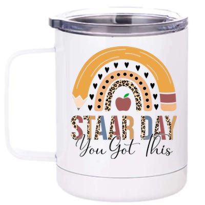 Funny Test STAAR Day Mode On Teacher Testing Ideas School 12 oz Stainless Steel Tumbler Cup