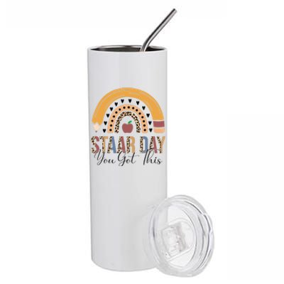 Funny Test STAAR Day Mode On Teacher Testing Ideas School Stainless Steel Tumbler