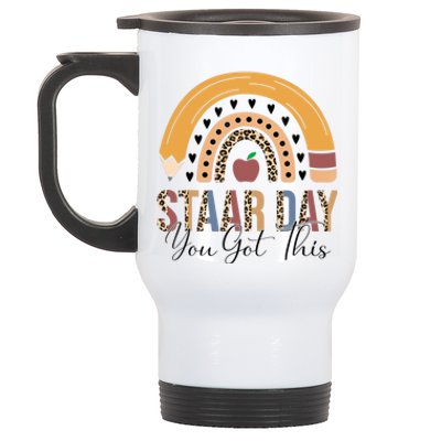 Funny Test STAAR Day Mode On Teacher Testing Ideas School Stainless Steel Travel Mug