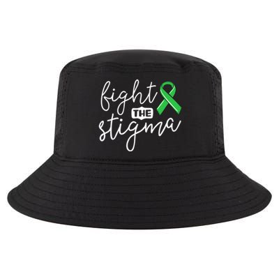 Fight The Stigma Tal Health Awareness Great Gift Green Ribbon Cute Gift Cool Comfort Performance Bucket Hat