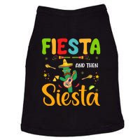 Fiesta Til Siesta Funny Mexican Heritage Cinco De Mayo Funny Cactus Doggie Tank